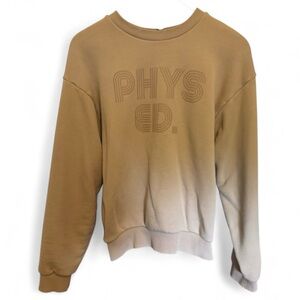 NWOT Gymshark Beige Phys Ed. Crewneck Sweatshirt